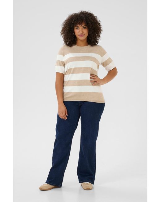 Kaffe White Pullover Ka Lizzy