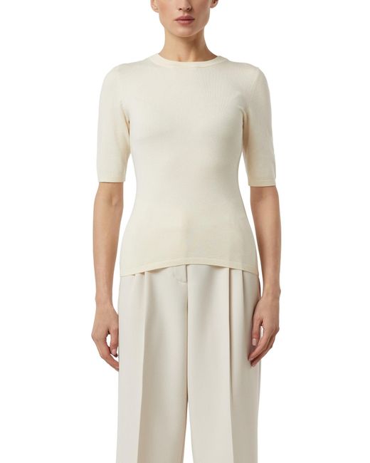 Comma, White Strickpullover