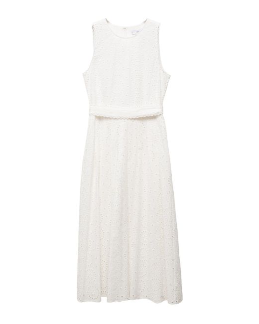 Mango White Kleid 'sindi'