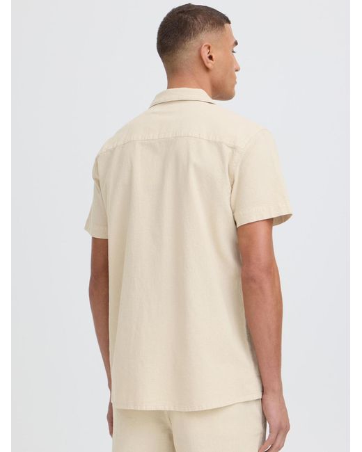 Solid Kurzarmhemd Sdneel in White für Herren