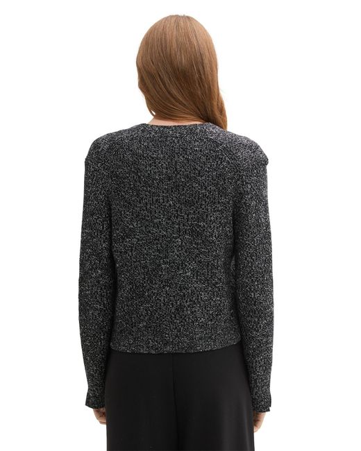 Tom Tailor Black Strickjacke