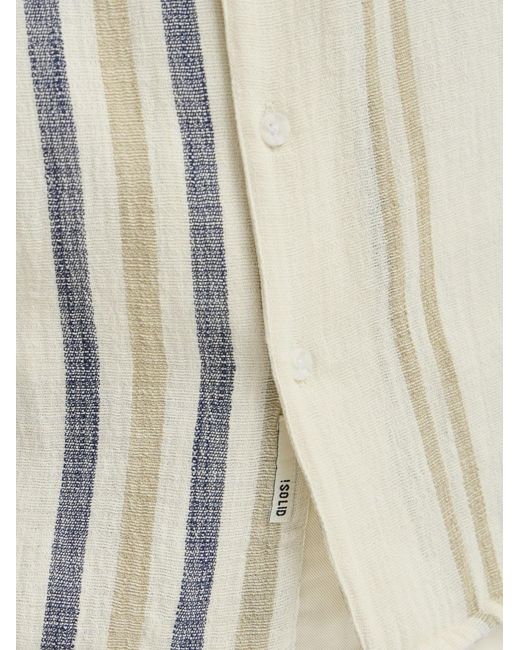 Solid Kurzarmhemd Sdisai in White für Herren
