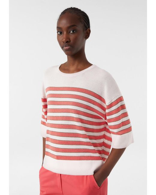 Comma, Red Strickpullover