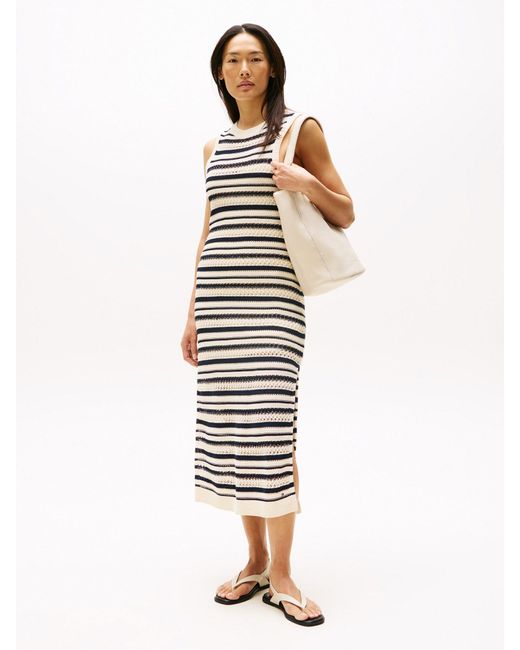 Tommy Hilfiger White Kleid (Ocs)