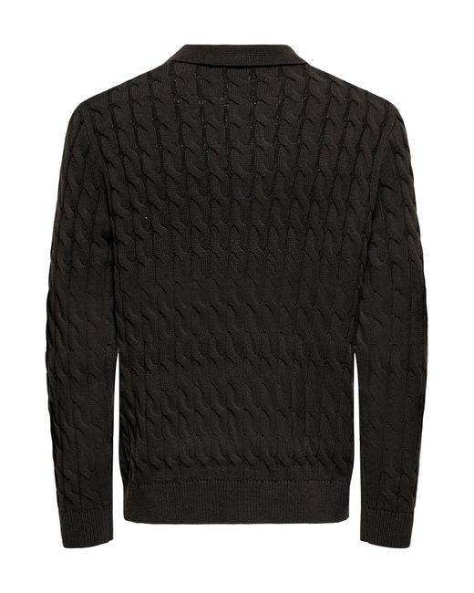 Only & Sons Pullover Kicker in Black für Herren