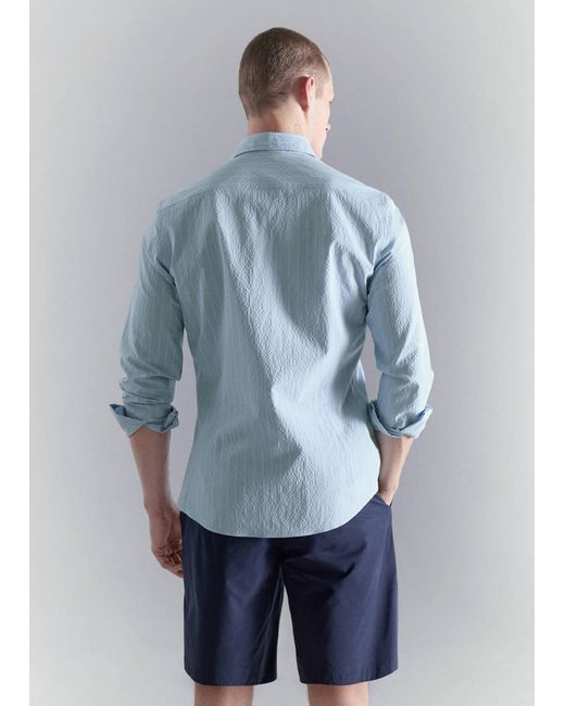 Mango Hemd Lauda in Blue für Herren