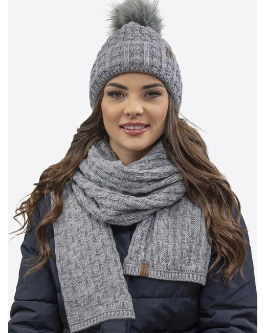 Vivience Gray Mütze 7015 Set