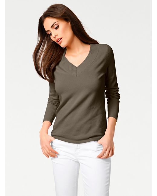 heine White Pullover
