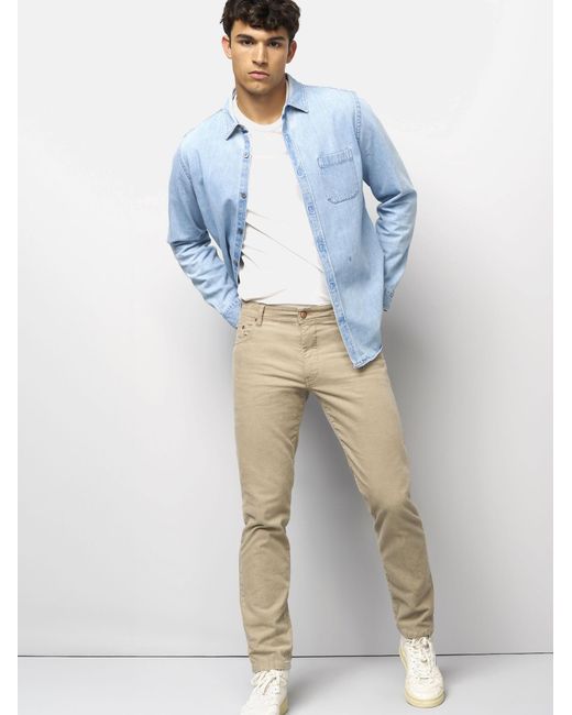 Meyer Chino M5 Five Pocket in Natural für Herren