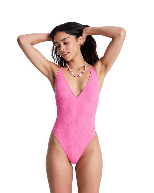 Roxy Pink Badeanzug Paradise
