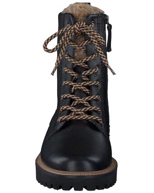 Paul Green Black Schnürstiefelette
