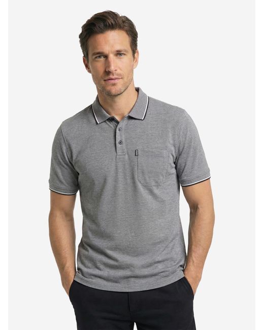 CASA MODA Shirt Basic in Purple für Herren