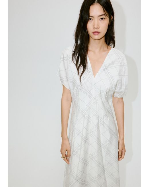 Mango White Kleid Sofia