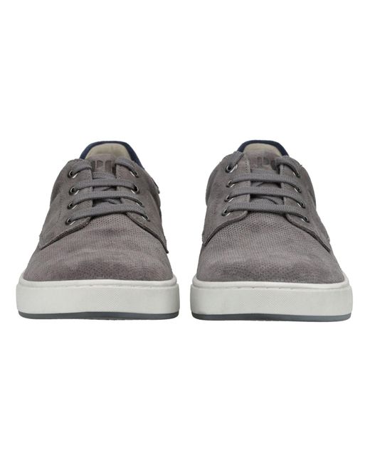Gabor Veloursleder Sneaker in Gray für Herren
