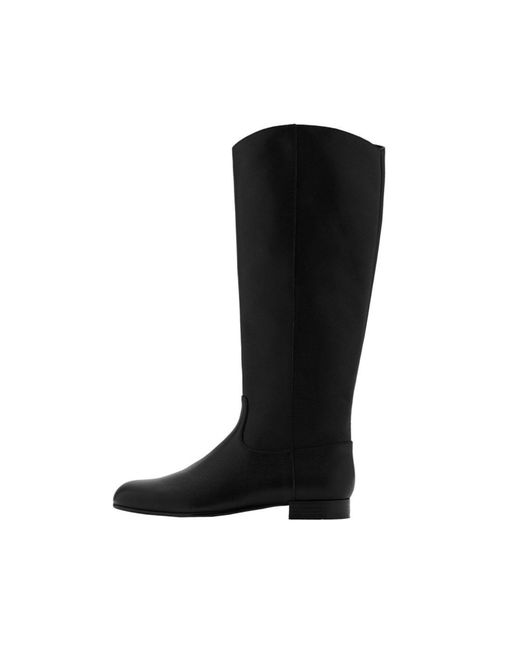Mango Black Stiefel Raqui