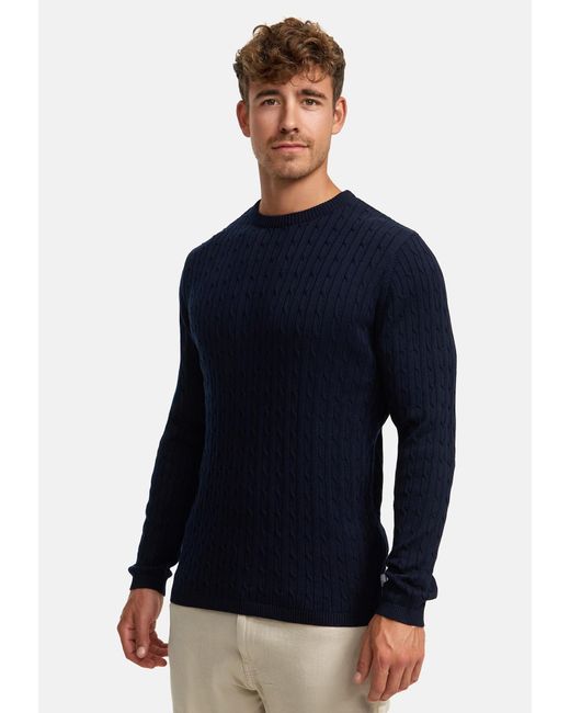 Kronstadt Pullover Cable in Blue für Herren