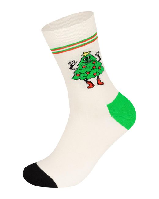 Happy Socks Blue Socken Gingerbread, Happy Tree And Candy Cane