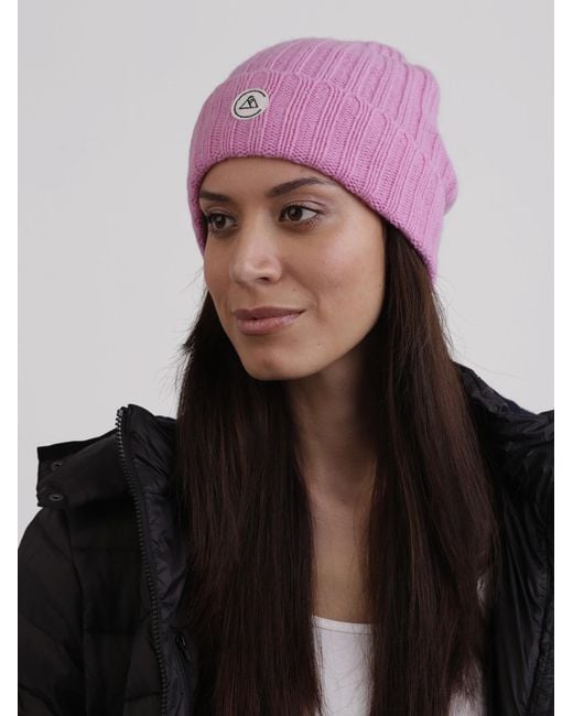 CASH-MERE.CH Kaschmir Mütze in Pink für Herren