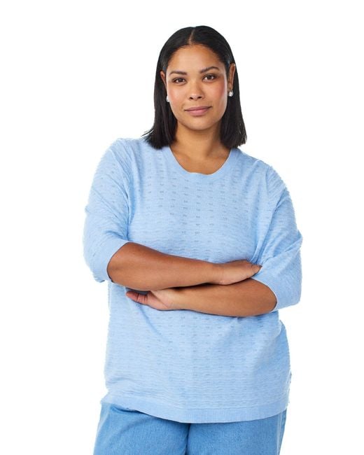 Zizzi Blue Pullover Mella