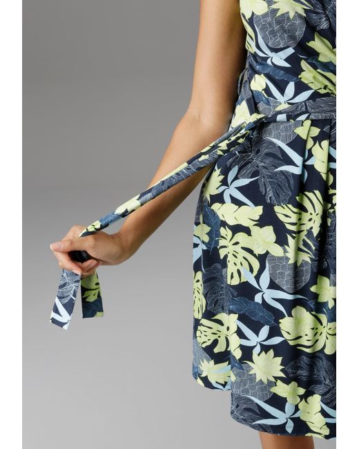 Aniston SELECTED Blue Sommerkleid