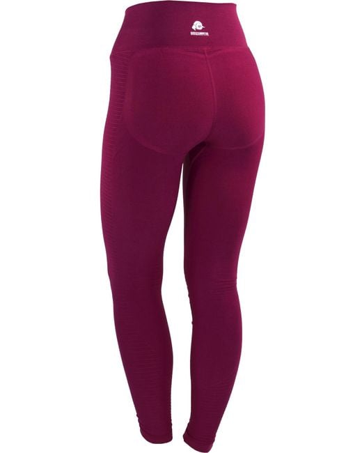 GUGGEN Mountain Purple Leggings Damenleggings Seamless Ll77 Leggings