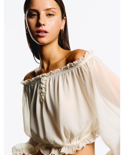 Bershka White Bluse