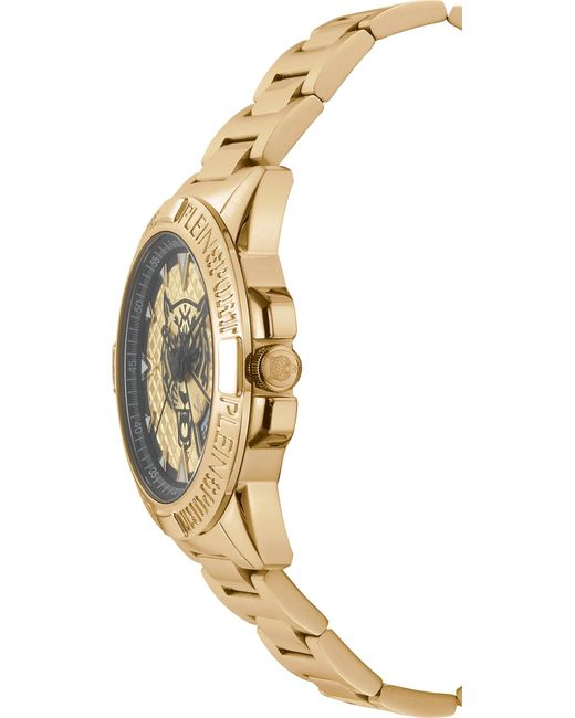Philipp Plein Analoguhr Touchdown in Metallic für Herren