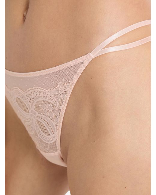 Etam White String Grace
