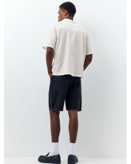 Pull&Bear Hemd in White für Herren