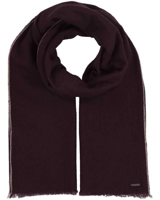 Bugatti Schal in Purple für Herren