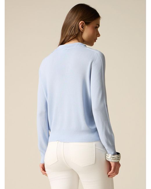 Oltre Blue Pullover