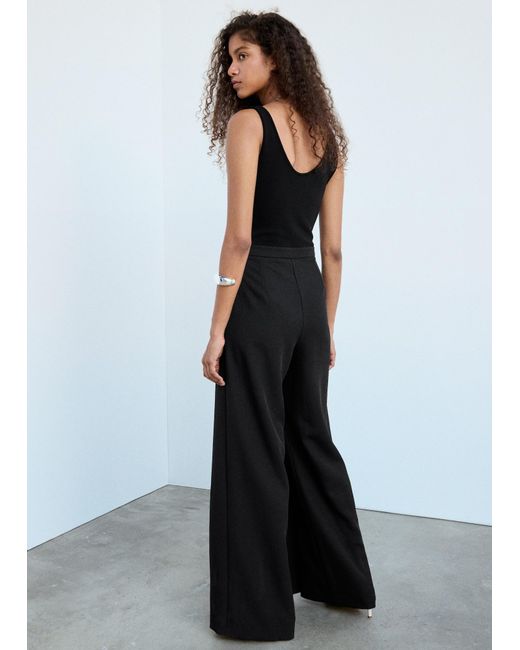 Mango Black Jumpsuit Jay