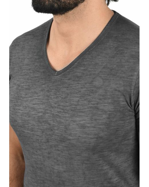Solid T-Shirt Conley in Black für Herren
