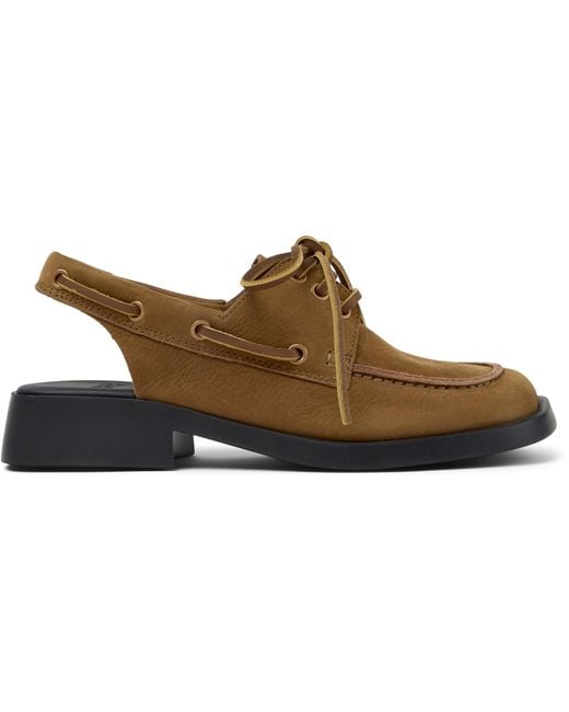 Camper Black Slipper Donna