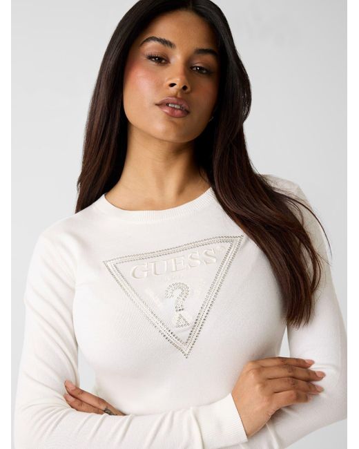 Guess White Pullover