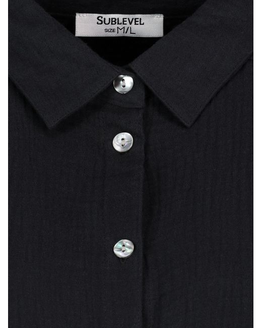 Sublevel Black Bluse