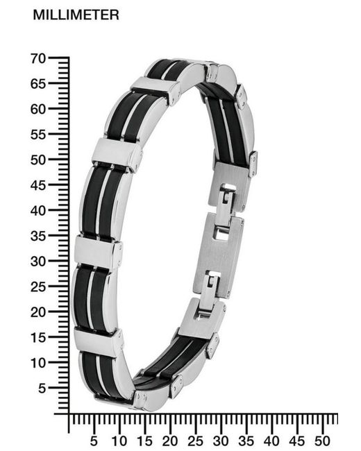 Amor Armband in Black für Herren