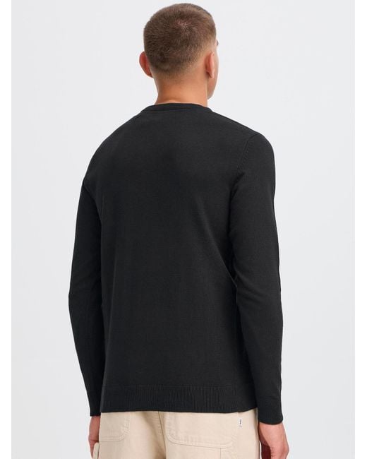 Solid Strickpullover Sdakant in Black für Herren