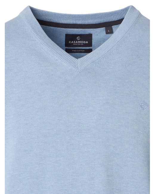 CASA MODA Pullover Basic in Blue für Herren