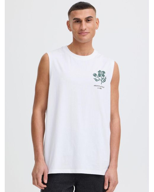 Solid Tanktop Sdfulton in White für Herren