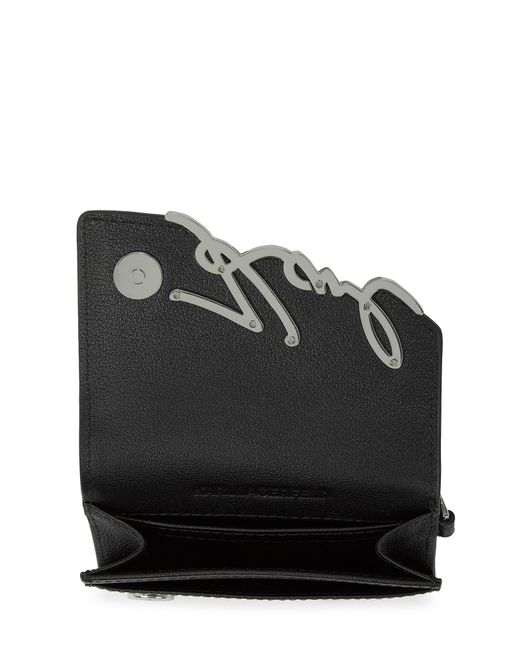 Karl Lagerfeld Black Kartenetui