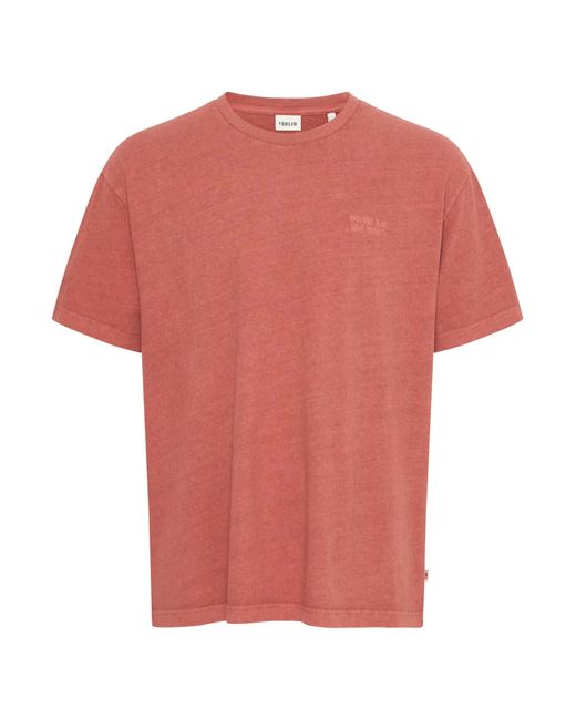 Solid Rundhalsshirt Sdpavlo in Pink für Herren
