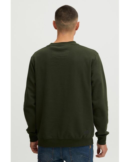 Solid Sweatshirt in Green für Herren