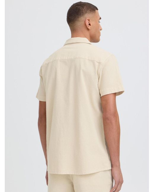 Solid Kurzarmhemd Sdneel in White für Herren