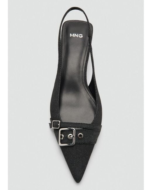Mango White Slingpumps Mecha
