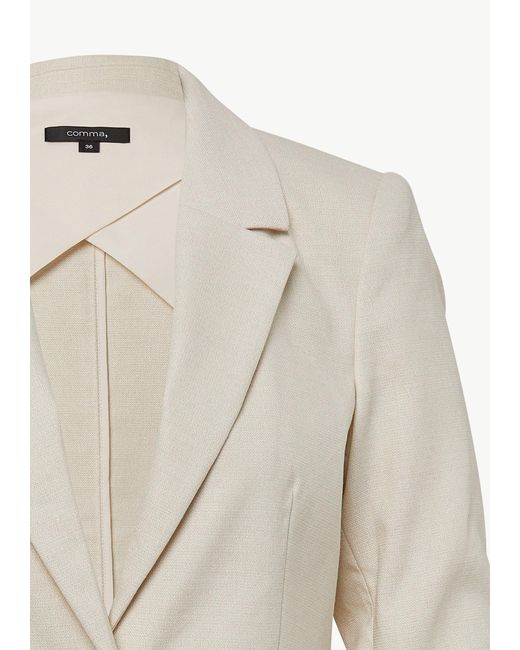 Comma, White Blazer