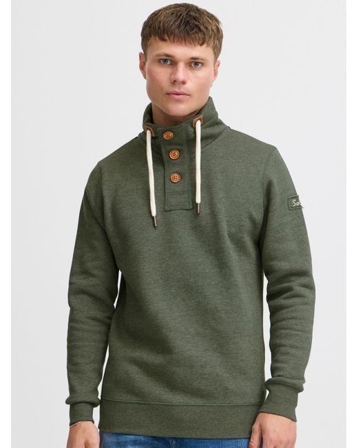 Solid Sweatshirt Trip in Green für Herren