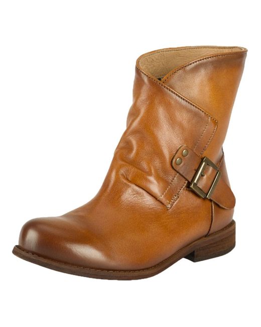 Felmini Wide Fit Brown Stiefelette 'Oderg W106'