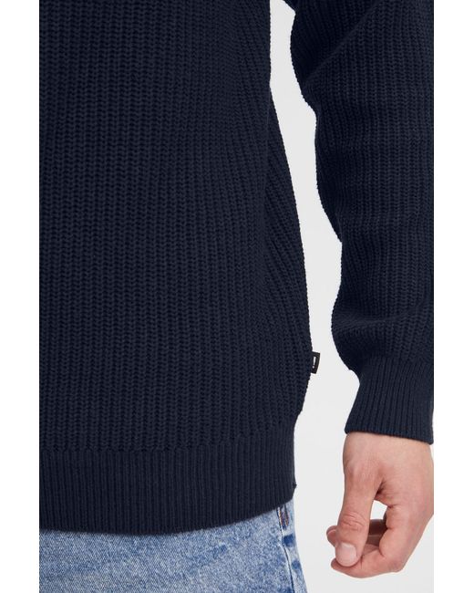 Solid Pullover in Blue für Herren