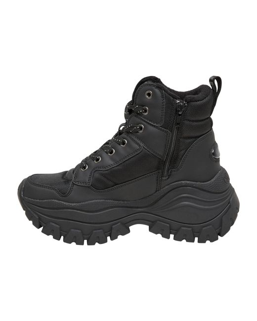 Buffalo Black Schnürstiefelette